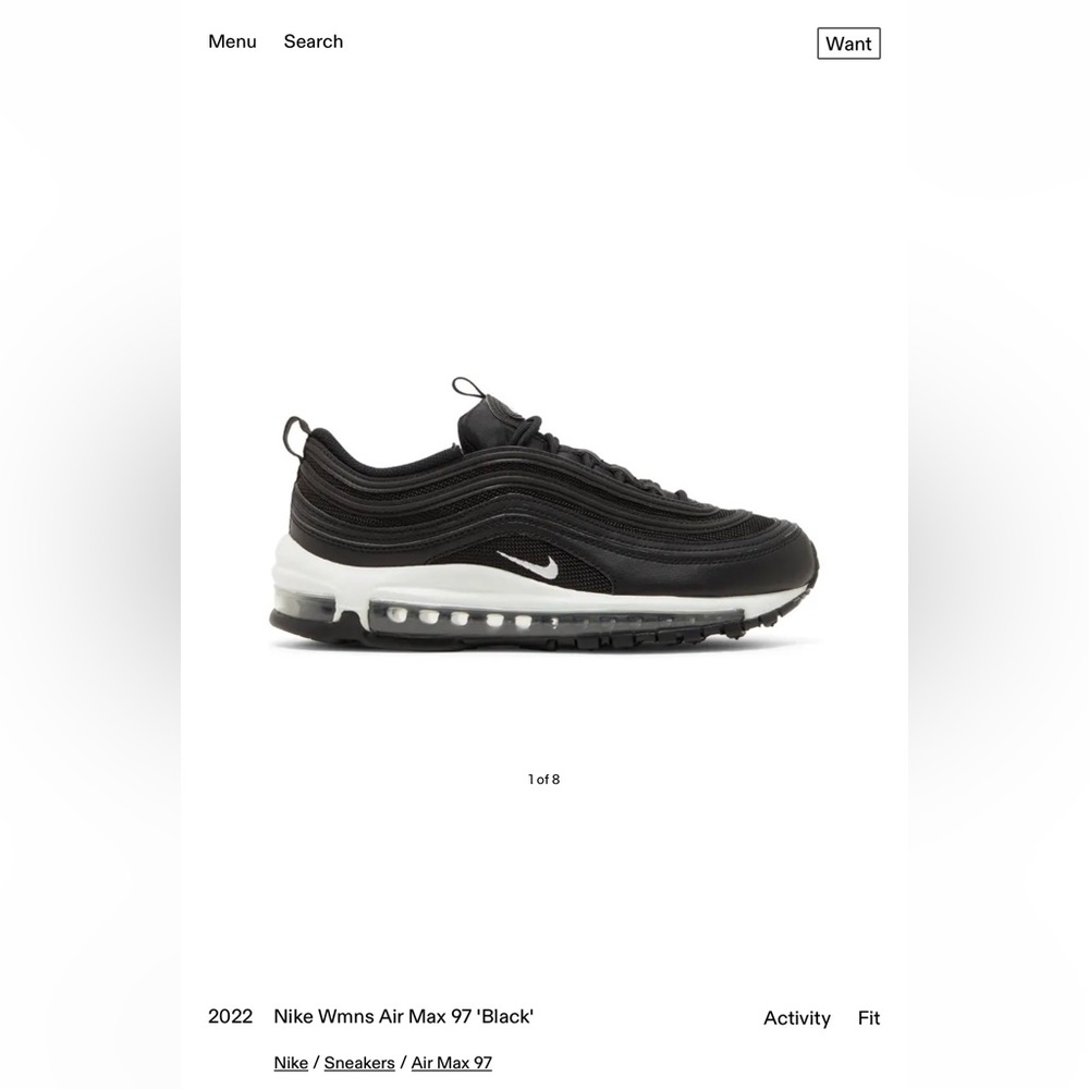 Nike Women’s Air Max 97 'Black'
